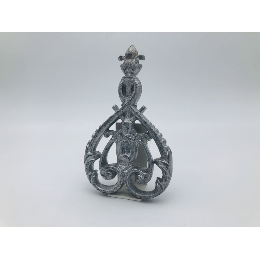 Lot de 4 décors coeur mdb à souder en aluminium bruts Lot de 4 décors coeur mdb à souder en aluminium bruts
