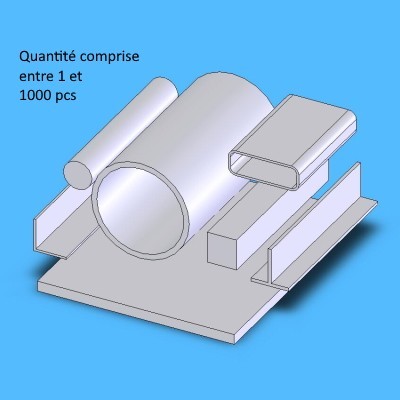 B&T Metall - Cornière en aluminium - 70 x 30 x 2 mm - Alliage AlMgSi0,5 F22  - Soudable - Anodisable - Longueur : environ 1,5 m (1500 mm +0/- 3 mm) :  : Commerce, Industrie et Science