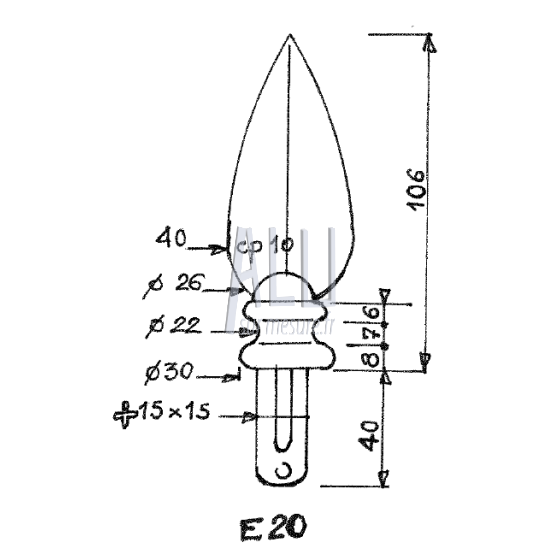 fer de lance ref E 20 en aluminium pour portails et grilles