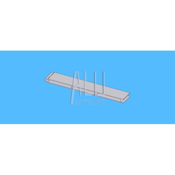 lame de remplissage alu 300x15x2.2 mm emboitable