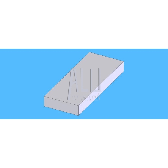 Plat alu 20x6 mm