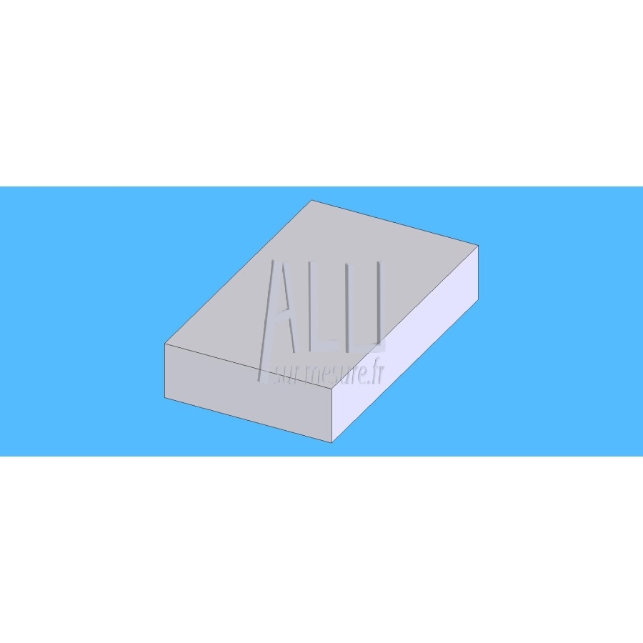 Plat alu 30x10 mm