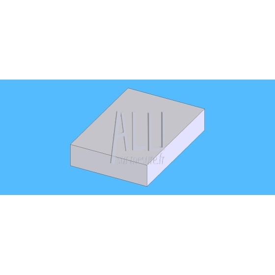 Plat alu 35x10 mm