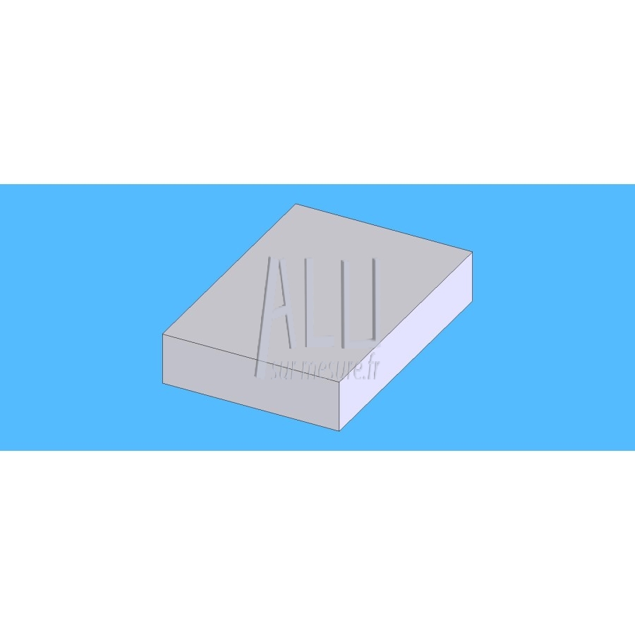 Plat alu 35x10 mm