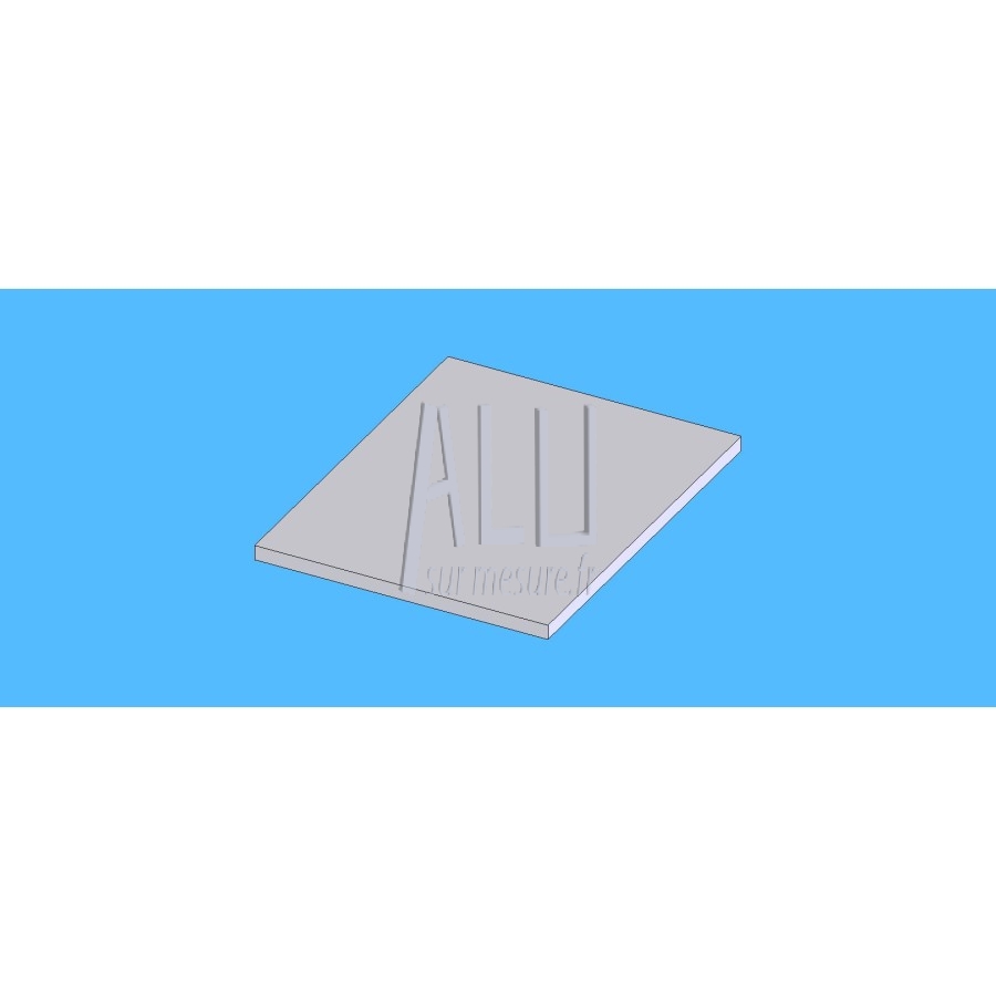 Plat alu 40x2 mm