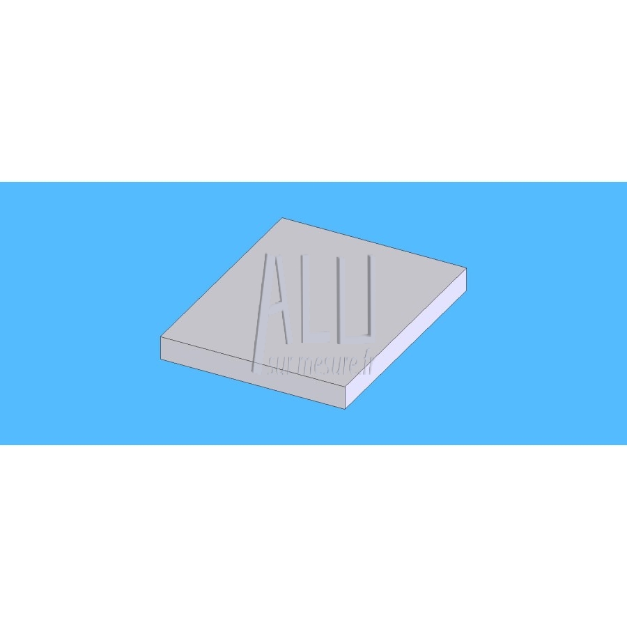 Plat alu 40x5 mm