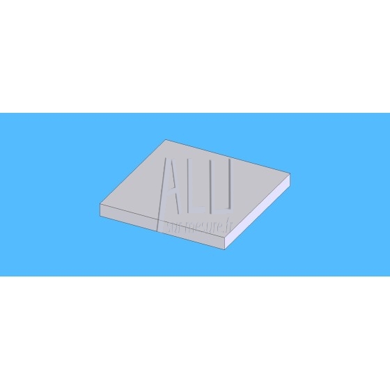 Plat alu 50x5 mm