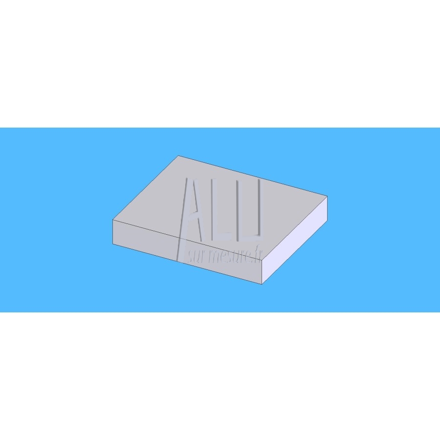 Plat alu 60x10 mm