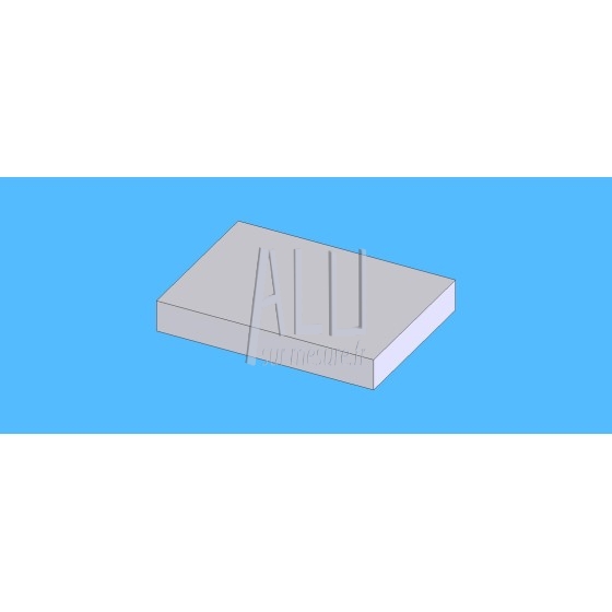 Plat alu 70x10 mm