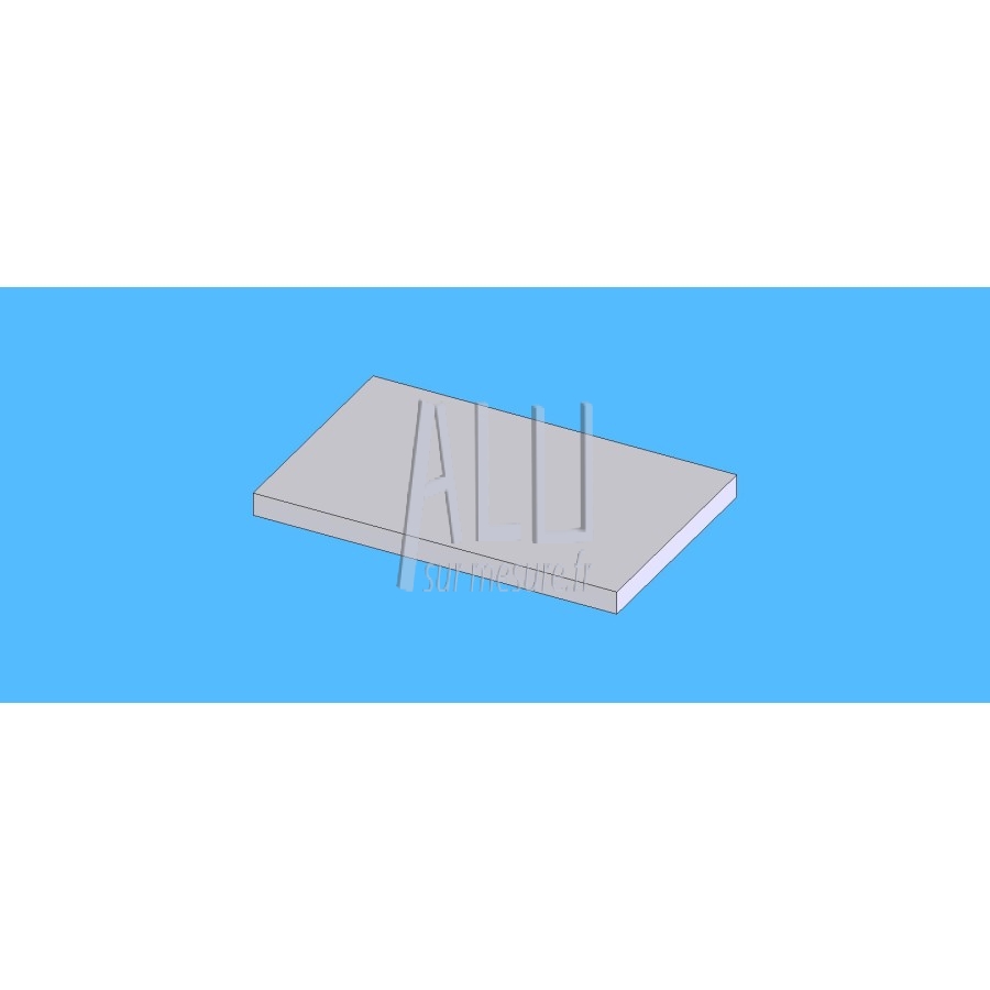 Plat alu 80x5 mm