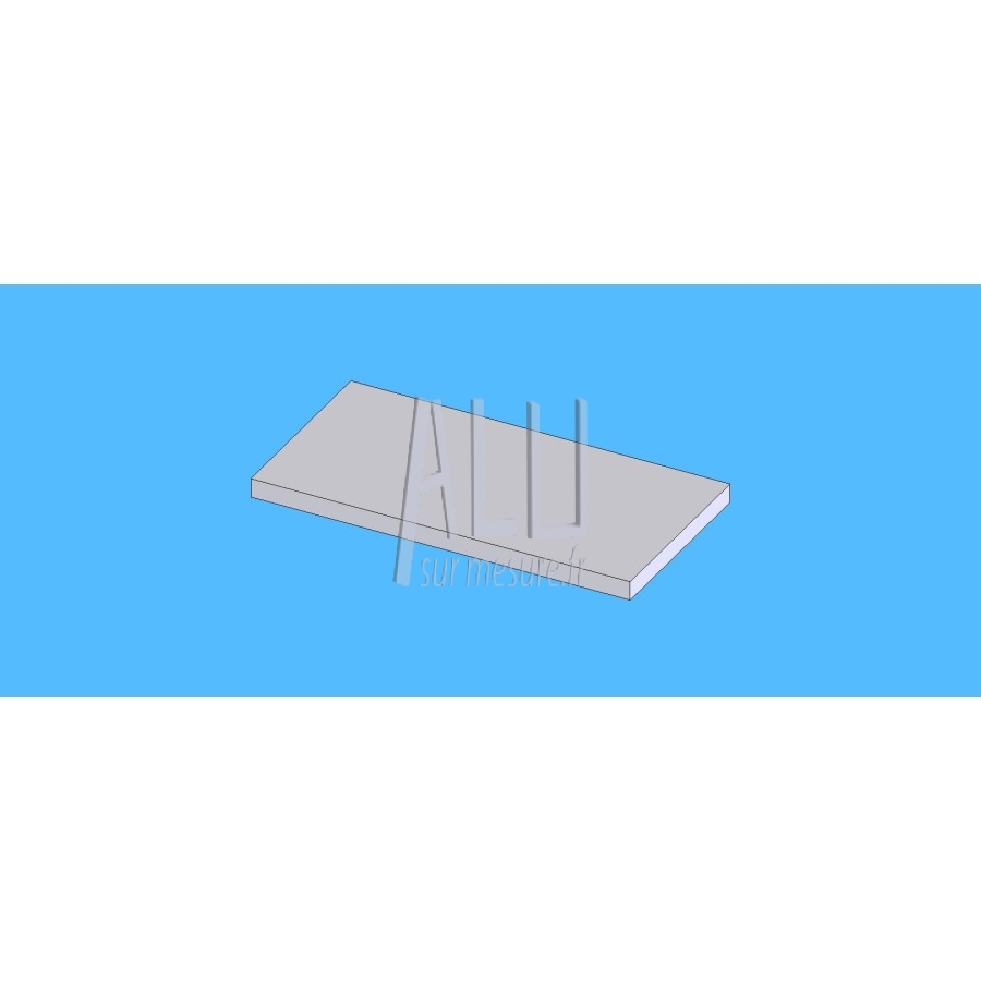 Plat alu 100x5 mm