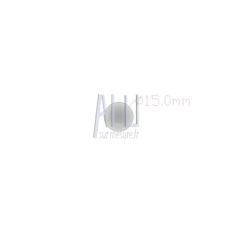 Rond plein alu 15 mm