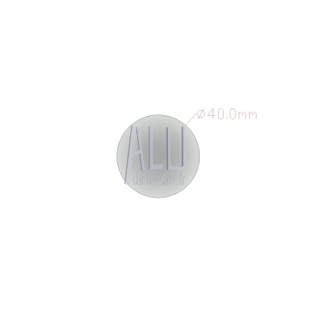 Rond plein alu 40 mm